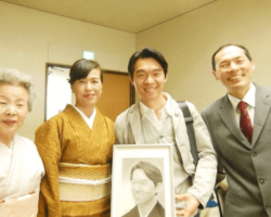 柳家花緑さんにお会いできた日 アトリエさち鉛筆画作品